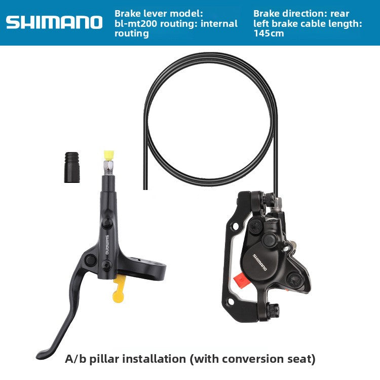 SHIMANO MT200 Oil Brake Mountain Bike Hydraulic Disc Brake Folding Bike Oil Brake