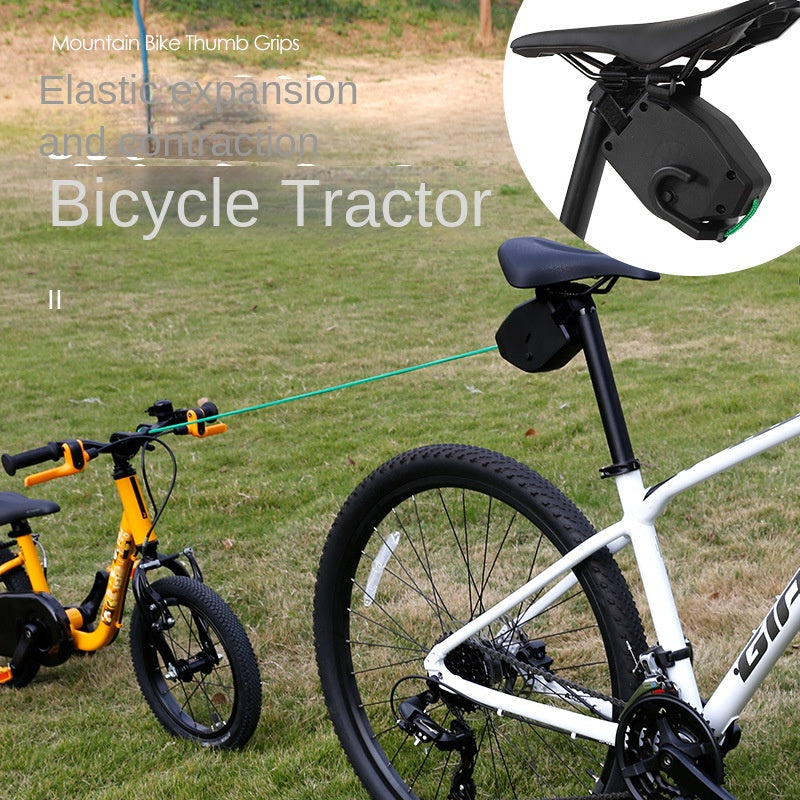 Outdoor Mountain Bike Trailer Traction Device Parent-Child Bicycle Trailer Rope Road Bike Cycling Fixture and Fitting