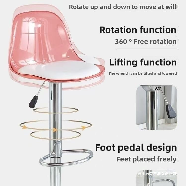 Bar Light Luxury Lifting Rotating Modern Simple Home Kitchen Island Dining Chair Office Bar Bar Chair Quiet Bar Swivel Chair