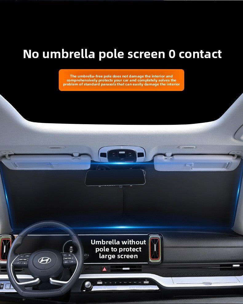 Suitable for Zhijie R7 S7 Car Sunshade, Xiangjie S9 Car Interior Front Windshield Sunshade, Summer Parking Essential