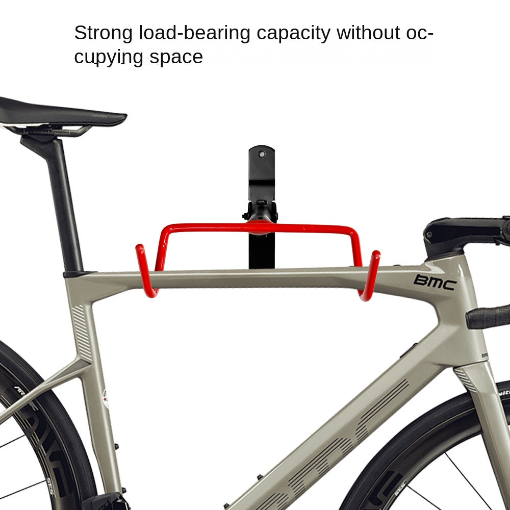 Cross-Border Bicycle Display Stand Car Store Bicycle Wall Hook Foldable Double Hook Red Hook Bicycle Display Rack