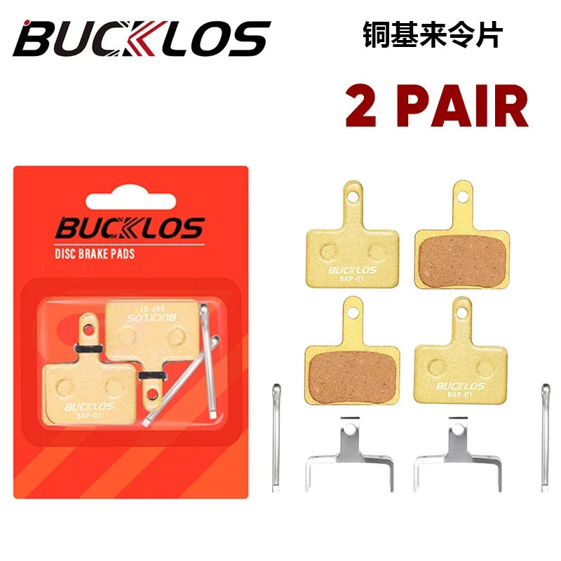 BUCKLOS Mountain Bike Cooling Pads MT200 Ceramic Resin Brake Pads B01S/B03S/B05S