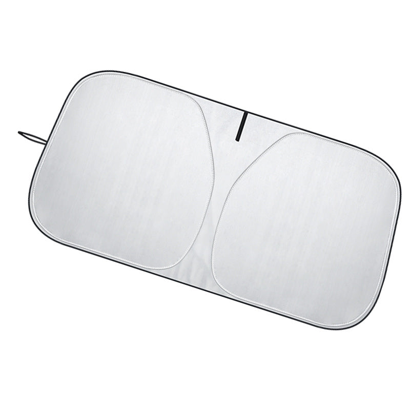 New Car Sunshade Sun Protection Heat Insulation Sunshade Sunshade Curtain Cover Car Interior Front Glass Panel Cover Sunshade Board Supplies