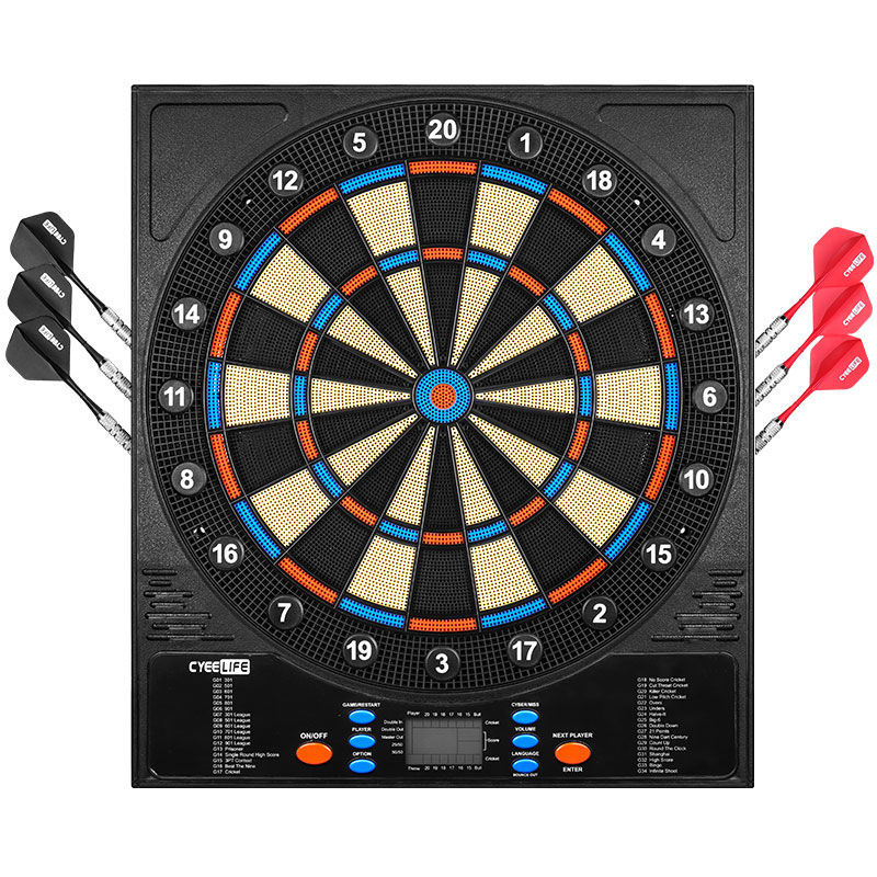 Cyeelife18-Inch Soft Electronic Dartboard Disc Home Bar Entertainment Competition Professional Safety Automatic Scoring