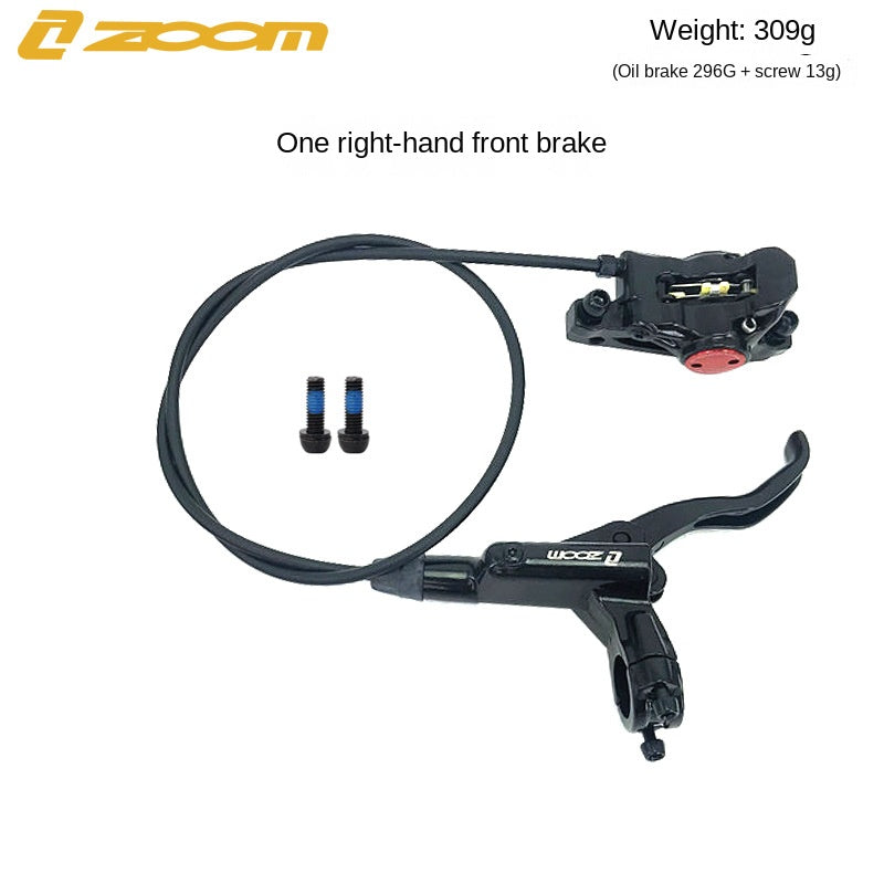 ZOOM HB875 Oil Brake Mountain Bike Oil Disc Hydraulic Disc Brake Bicycle Oil Tube Brake MT200