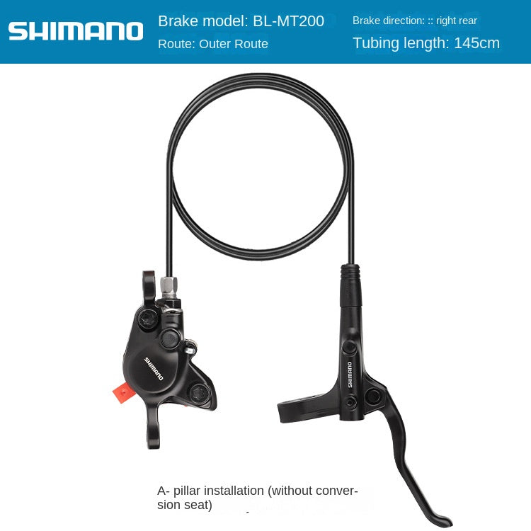 SHIMANO MT200 M396 Oil Brake Mountain Bike Hydraulic Disc Brake Folding Bike Oil Brake