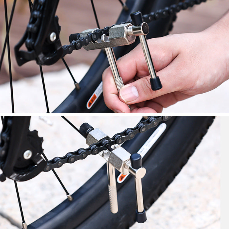 Mountain Bike Dual-Axis Chain-Cutting Device Chain Breaker Disassembly Chain Repair Tool