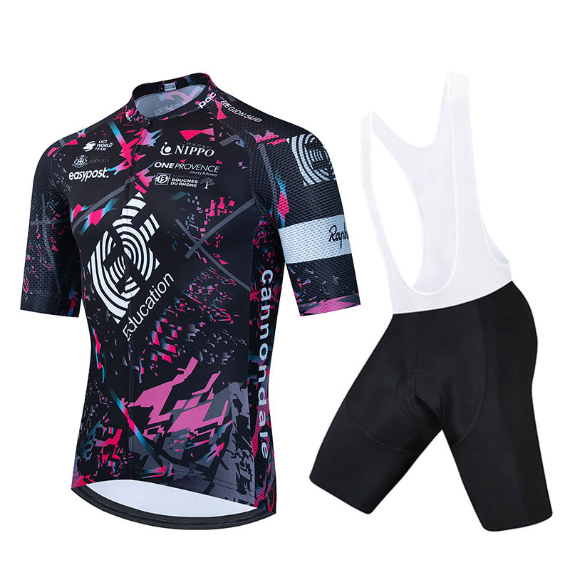 2023ralvpha EF Summer Short Sleeve Cycling Suit Cyclist Top Milk Silk Comfortable Breathable