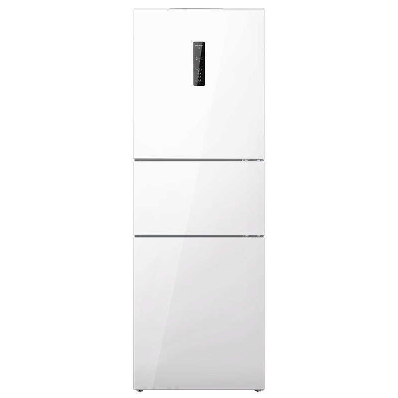 Meiling 271 Liter Three-Door Refrigerator Household Small Frost-Free First-Class Frequency Conversion Rental Dormitory Ultra-Thin Official