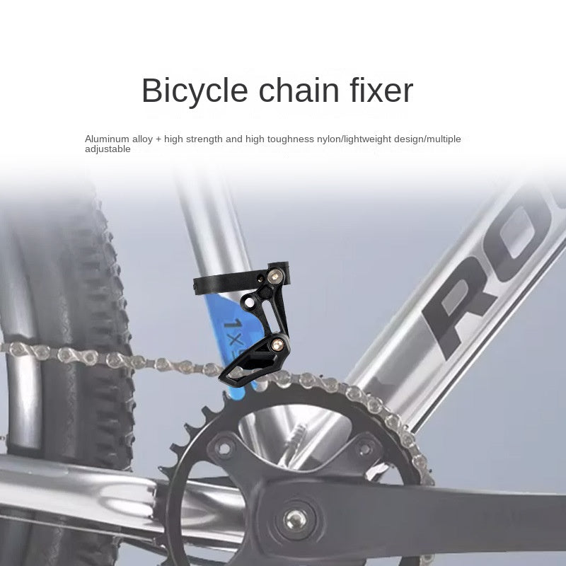 Bicycle Chain Stabilizer Mountain Bike Single Disc Chain Guide Positive and Negative Tooth Chain Holder Front Dial Chain Press Accessories