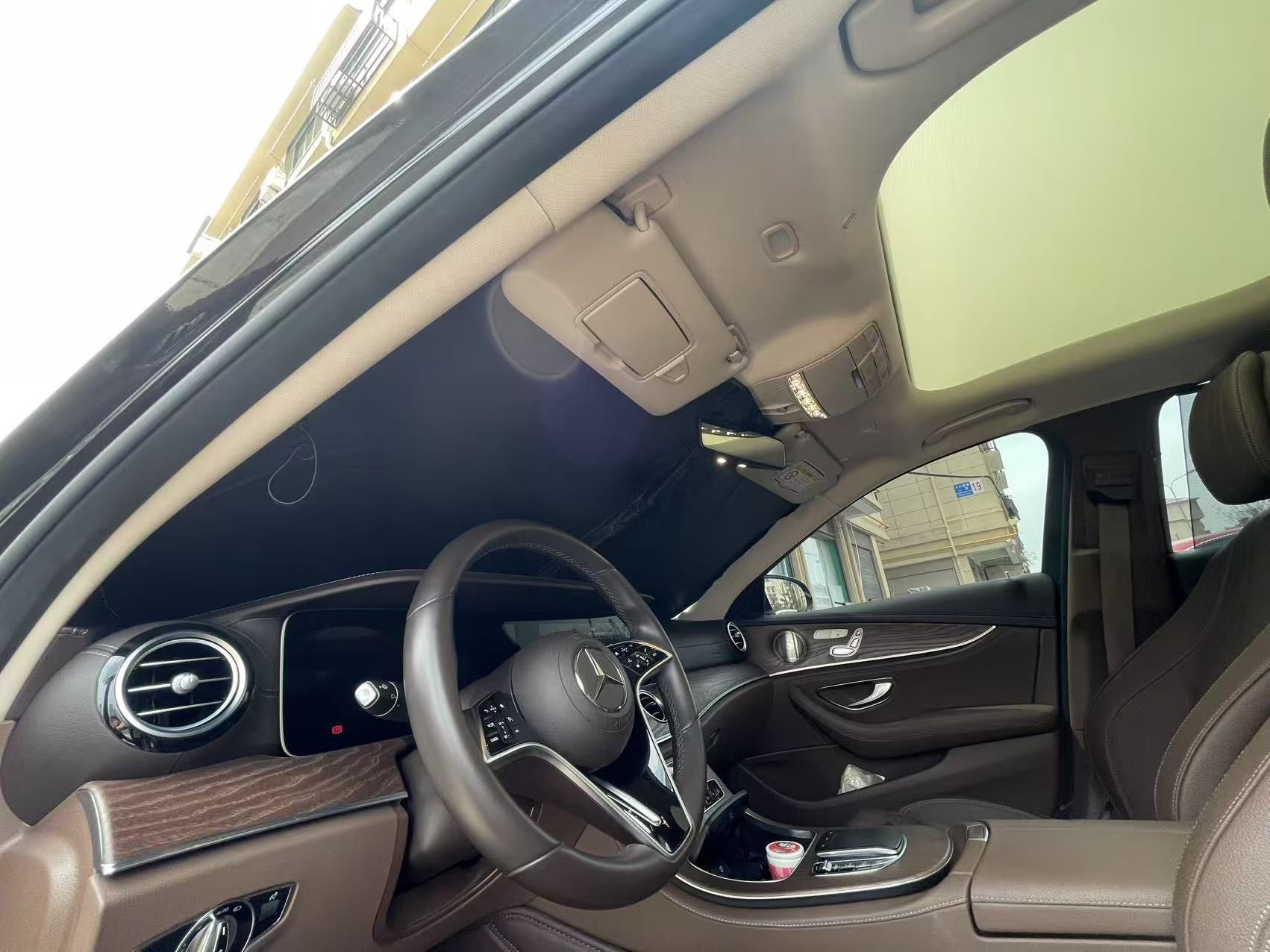 Car Heat Insulation Sunshade Front Windshield Titanium Silver Coated Sunshade Sun Protection Sunshade Curtain Summer Car Sunshade Umbrella