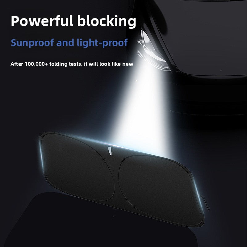 Car Sunshade Front Shield Sun Protection Heat Insulation Sunshade Board Light Curtain Windshield Car Cover Sunshade Shield