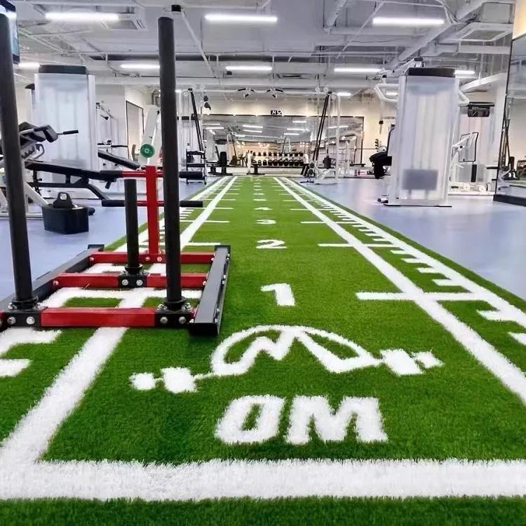 Gym Flooring Artificial Grass for Sled Turf Marked