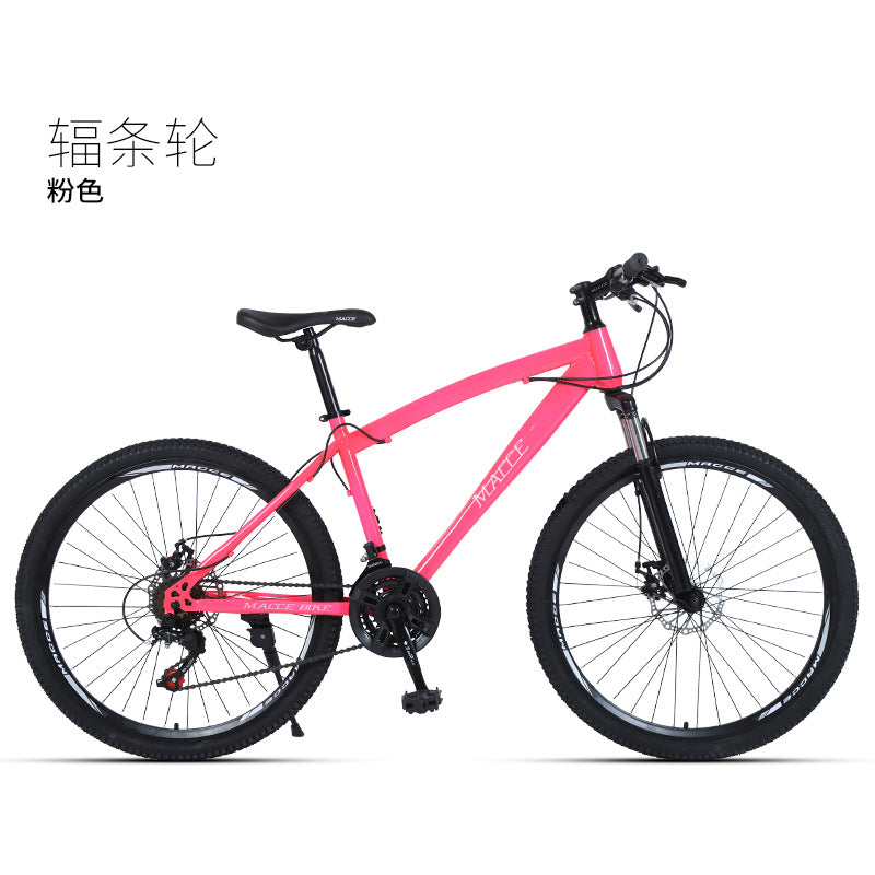 Wholesale Mountain Bike Adult Outdoor off-Road Shock Absorption Variable Speed Bicycle 26-Inch Bicycle Student Bicycle