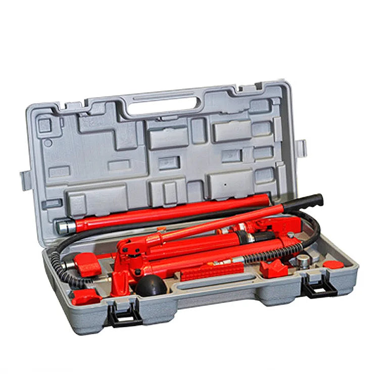 made in china  4 /10/20Ton Porta Power Hydraulic Jack Body Frame Repair Kit Auto Shop Tool Heavy Set