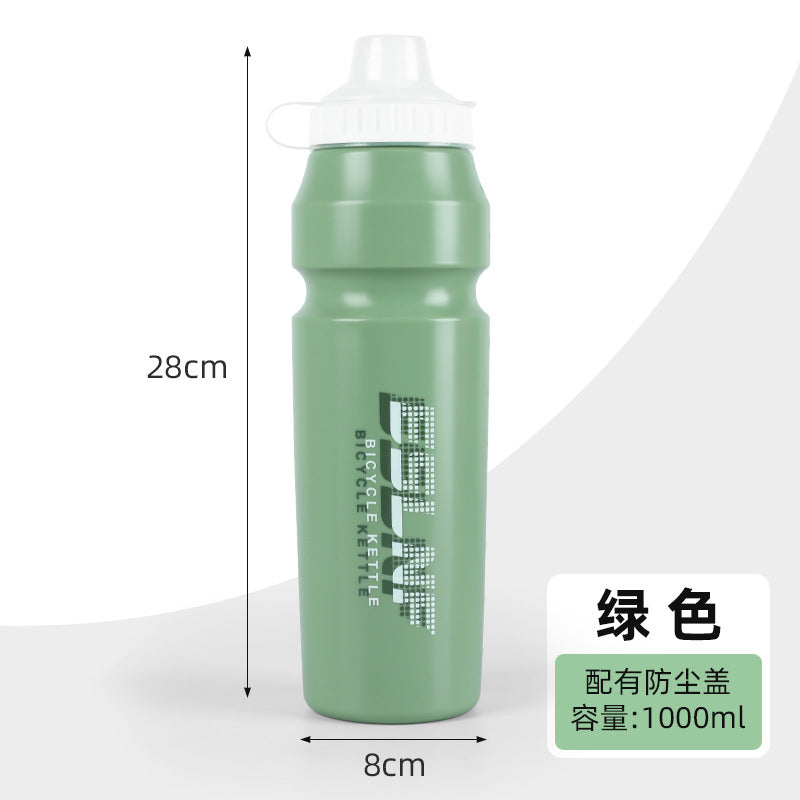 Eslnf Mountain Highway Vehicle Kettle 1000ml Large Capacity Pp Material Bicycle Watercup Outdoor Cycling Fixture