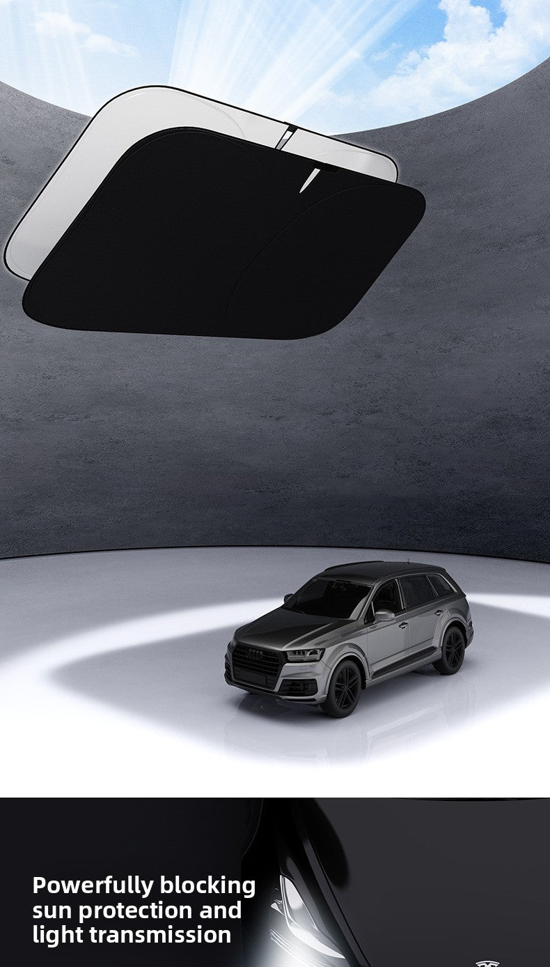 Car Sunshade Front Shield Sun Protection Heat Insulation Sunshade Board Light Curtain Windshield Car Cover Sunshade Shield