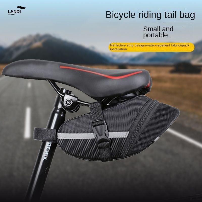 Bicycle Saddle Box Mountain Bike Cushion Waterproof Large Capacity Storage Road Bike Saddle Bag Cycling Fixture Bag