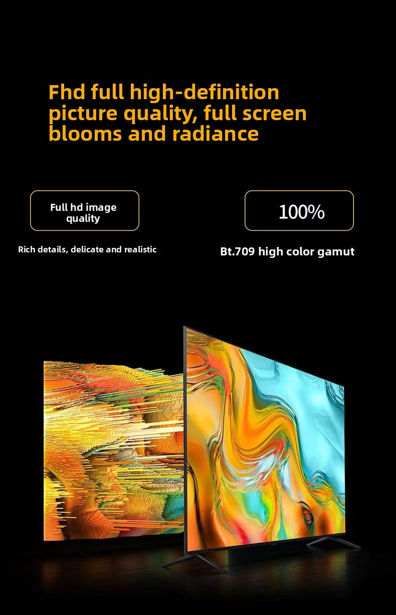 2025 Top New Model Original Imported Frameless 100inch TV 55/65/75/85 HD Voice Full Screen