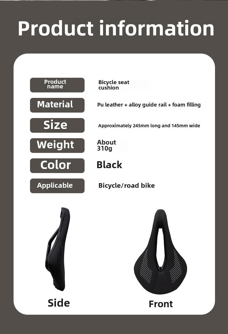 Mountain Highway Vehicle Saddle Ultra-Light Integrated Hollow Riding Cushion Soft Breathable Bicycle Holders