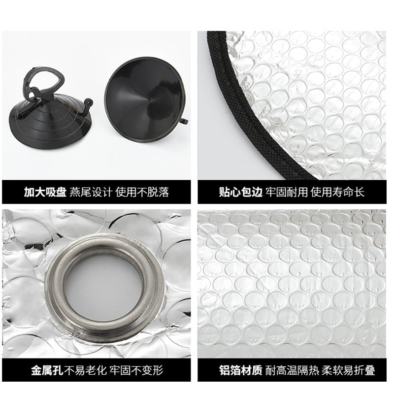 Car Sunshade Bubble Aluminum Foil Front Bumper Summer Sun Protection Heat Insulation Windshield Sunshade Manufacturer