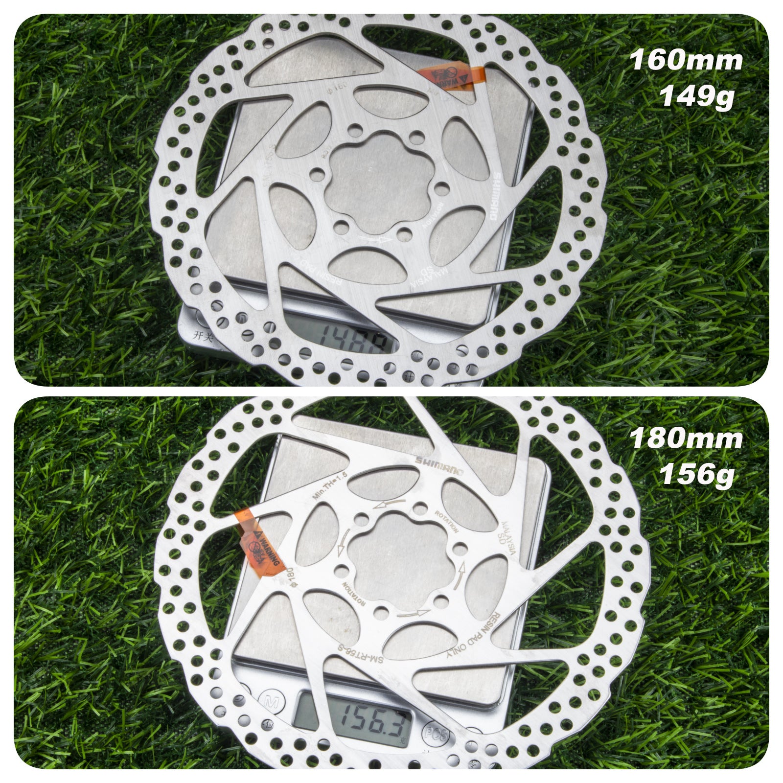 RT56 Disc Brake Pads Bicycle Six-Nail Brake Pads 160mm Brake Disc 180mm Disc with Screws