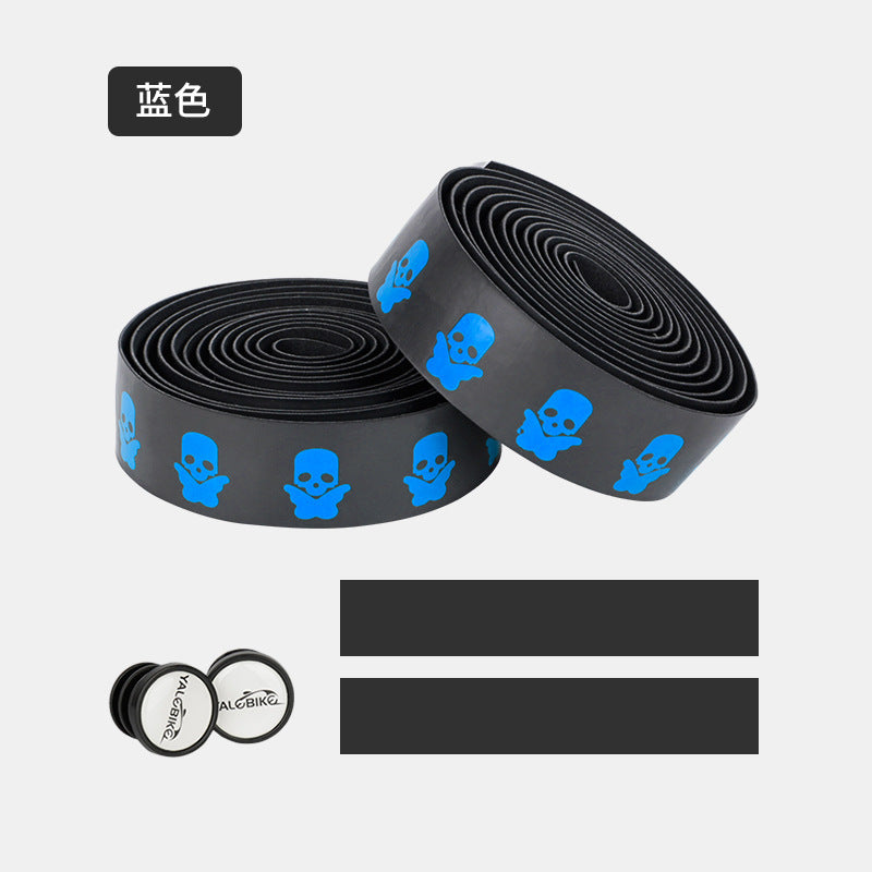 Clearance Road Bike Bar Tape Fixed Gear Bike Straps Breathable Sweat Absorbing Silicone Strapping Pu Eva Leather Bar Tape