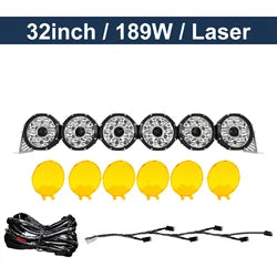 5 inch Round Spot Truck Led Work Light Bar 32 Inch Barra Led 4x4 kc Off-road Lights