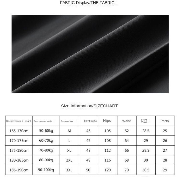Lightweight Ice Silk Summer Exercise Shorts Men's Casual Running Workout Cropped Pants Loose Breathable High Elastic Training Knee Length Pants