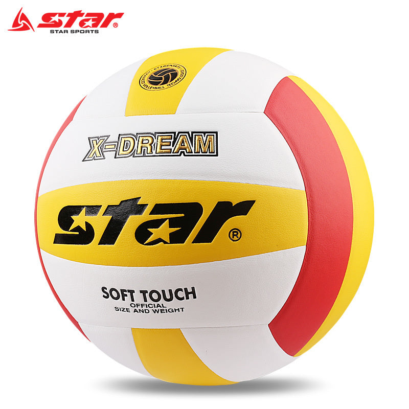 Authentic Star Volleyball for Middle School Entrance Exam, Standard Size 5 Hard Volleyball VB4025-34