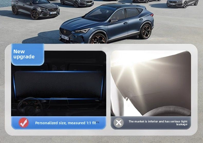 Car Summer Sun-Proof Front Shield Shading Sunscreen Heat Insulation Artifact for Car Block Sunshade Cover Car Explosion-Proof Sun-Proof