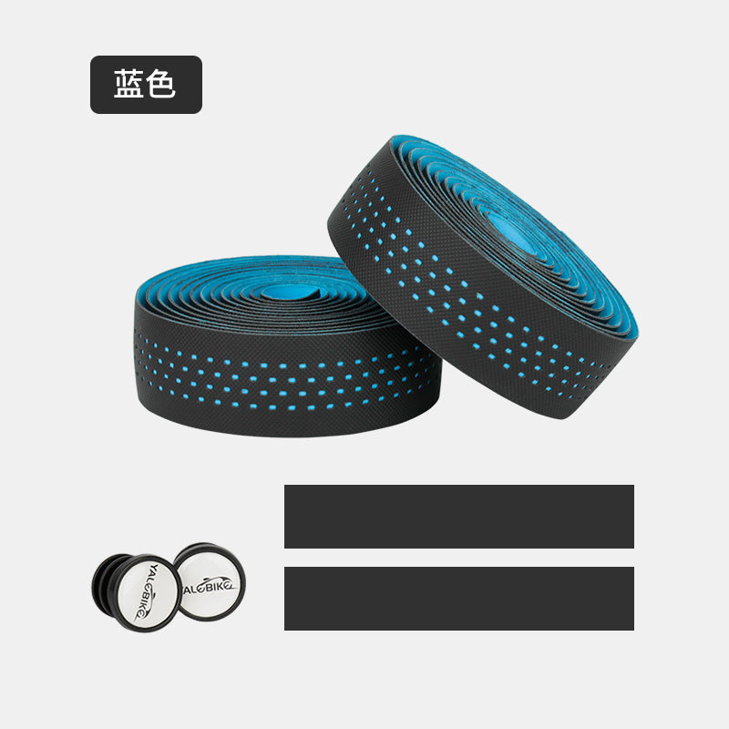 Fixed Gear Bike Straps Breathable Sweat Absorbing Silicone Strapping Pu Eva Leather Bar Tape Road Bike Bar Tape