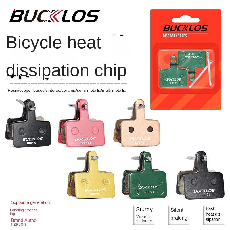 BUCKLOS Mountain Bike Cooling Pads MT200 Ceramic Resin Brake Pads B01S/B03S/B05S