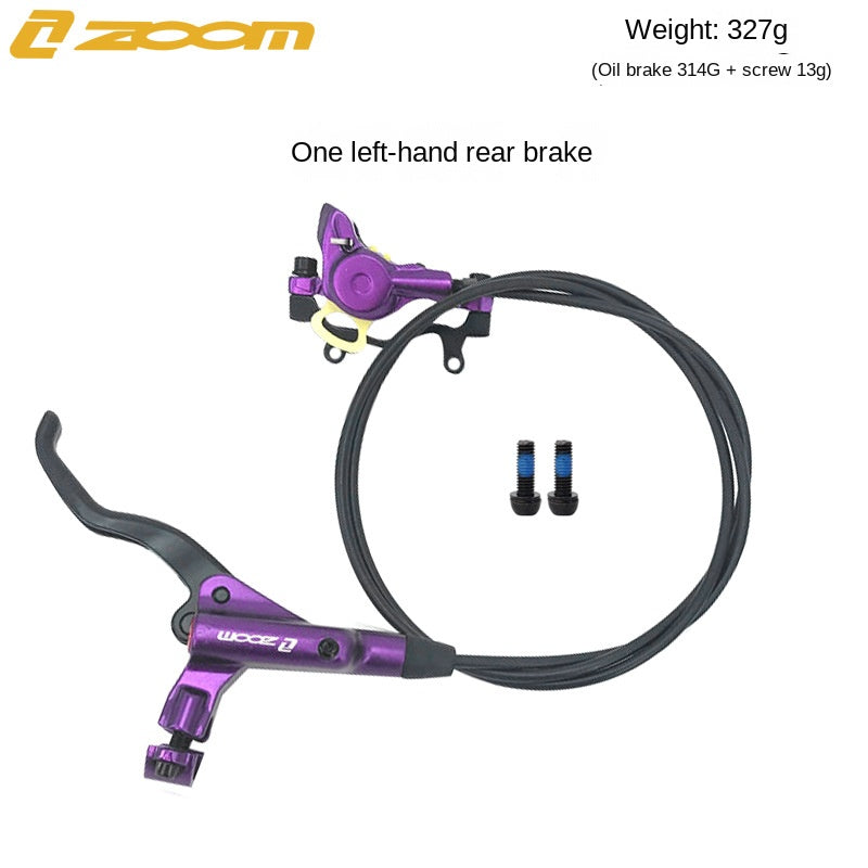 ZOOM HB875 Oil Brake Mountain Bike Oil Disc Hydraulic Disc Brake Bicycle Oil Tube Brake MT200