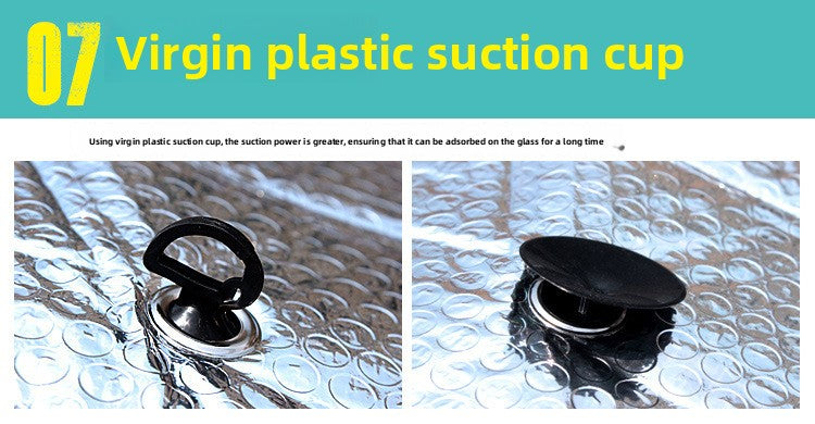 Car Front Sunshade Heat Insulation Film Interior Front and Rear Windshield Sunshade Curtain Aluminum Foil Car Sunshade Panel