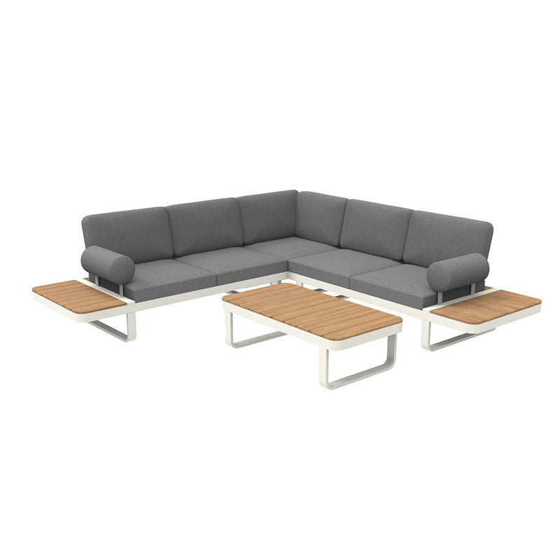 Outdoor Sofa High-End Aluminum Alloy Villa Balcony Courtyard Garden Homestay Hotel Nordic Outdoor Leisure Sofa Chair