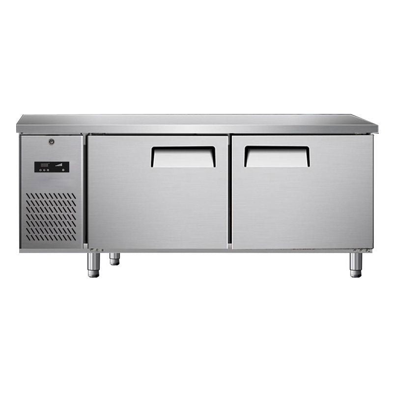 Yangzi 1.8 M High End Genuine Goods Large Capacity Copper Tube Freeze Storage Console Commercial Kitchen Double Temperature Workbench