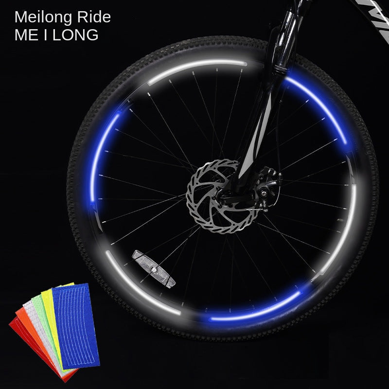 Mountain Bicycle Rim Reflective Stickers Car Ring Stickers Cycling Fixture and Fitting