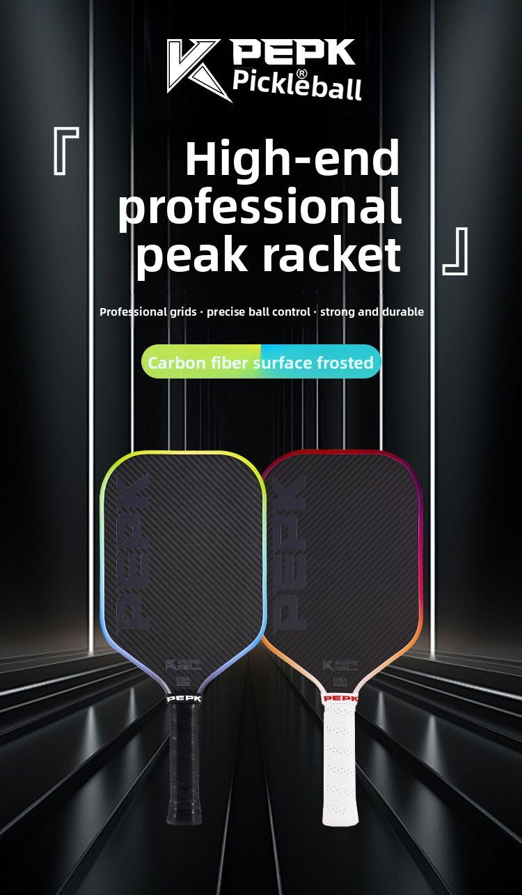 PEPK Pickleball Racket K-3k Carbon Fiber 3k Twill Competition Professional Pickleball