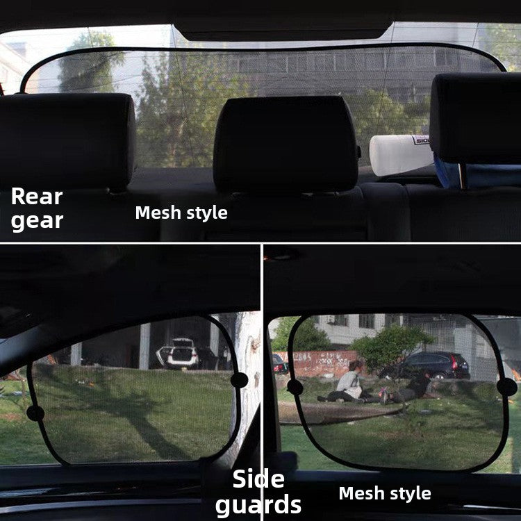 Car Front Sunshade Heat Insulation Film Interior Front and Rear Windshield Sunshade Curtain Aluminum Foil Car Sunshade Panel