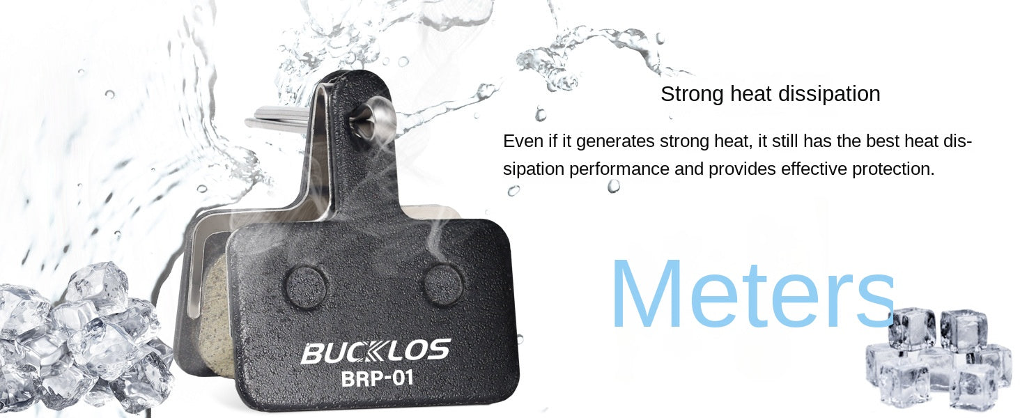 BUCKLOS Mountain Bike Cooling Pads MT200 Ceramic Resin Brake Pads B01S/B03S/B05S