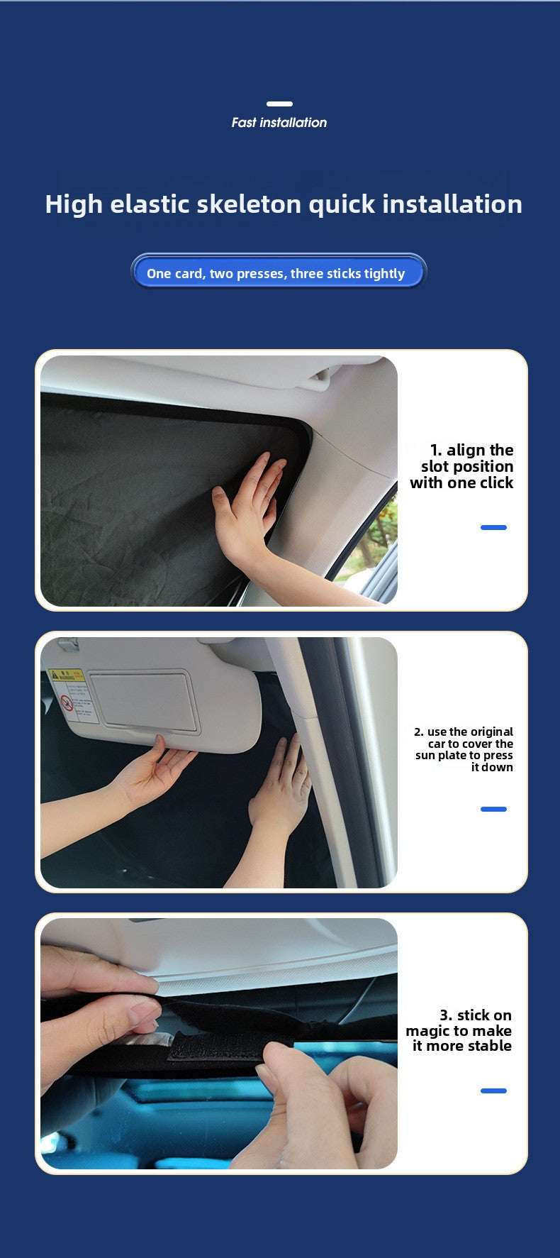 New Car Sunshade Sun Protection Heat Insulation Sunshade Sunshade Curtain Cover Car Interior Front Glass Panel Cover Sunshade Board Supplies
