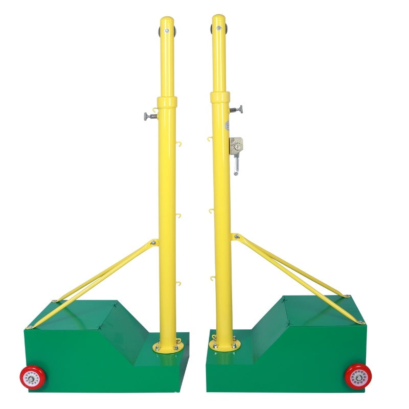 Badminton Net Frame Net Post Portable Standard Mobile Competition Badminton Frame Standard Indoor and Outdoor Badminton Post