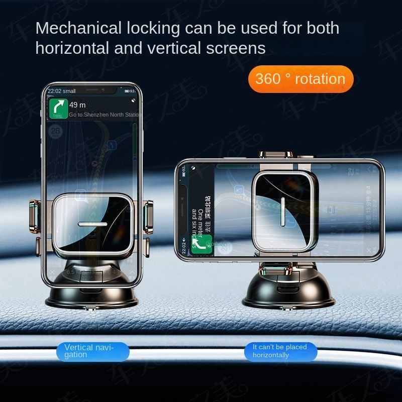 Car Phone Holder Car Navigation Fixed Suction Type Car Universal Gravity Bracket