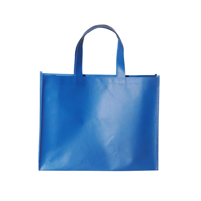 Simple All-Match Film Non-Woven Fabric Handbag Thickened Clothing Store Shopping Bag Custom Advertising Printed Logo