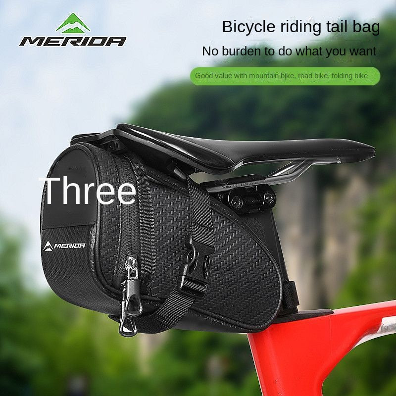 Merida Bicycle Saddle Box Mountain Bike Road Bike Cushion Saddle Bag Folding Bicycle Tool Buggy Bag Backseat Bag