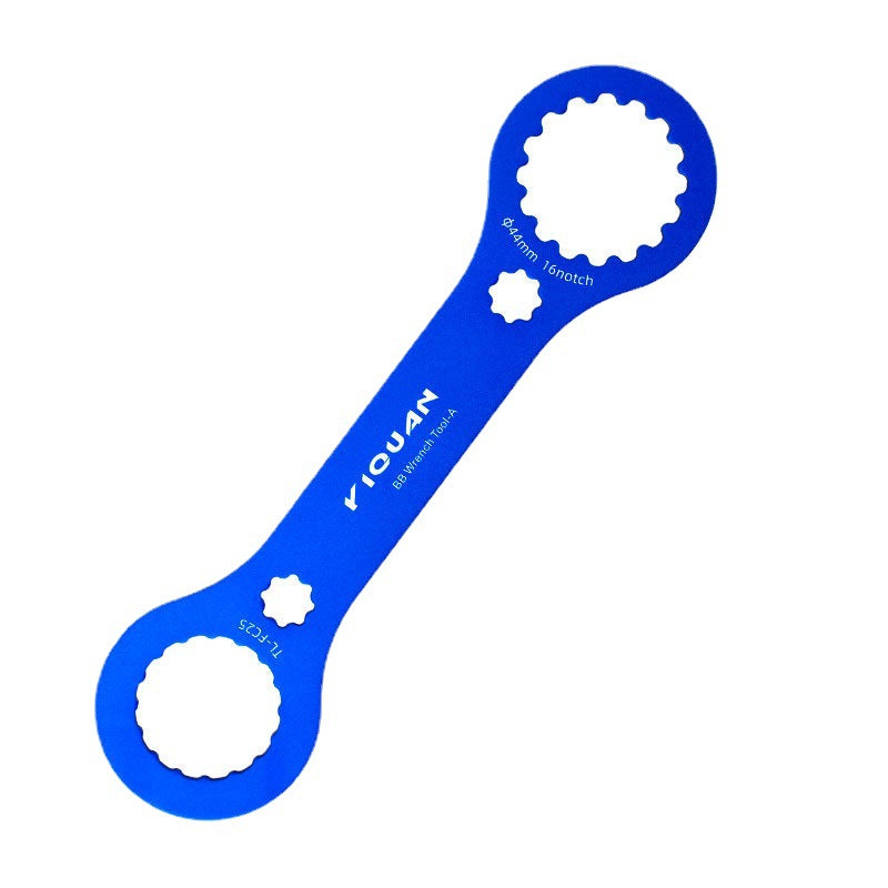 Bicycle Aluminum Alloy Center Shaft BB Wrench Dub Multi-Functional Integrated Tooth Plate Disassembly Installation Tool