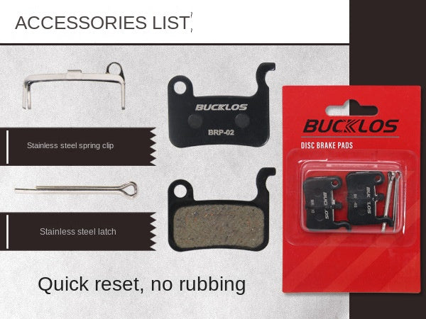 BUCKLOS Mountain Bike Cooling Pads A01S Ceramic Resin Brake Pads M06/M07 Disc Brake Blocks