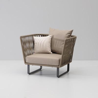 Outdoor Sofa Waterproof Outdoor Restaurant Seat Rattan Sofa Courtyard Terrace Balcony Leisure Double Rattan Woven Sofa Chair