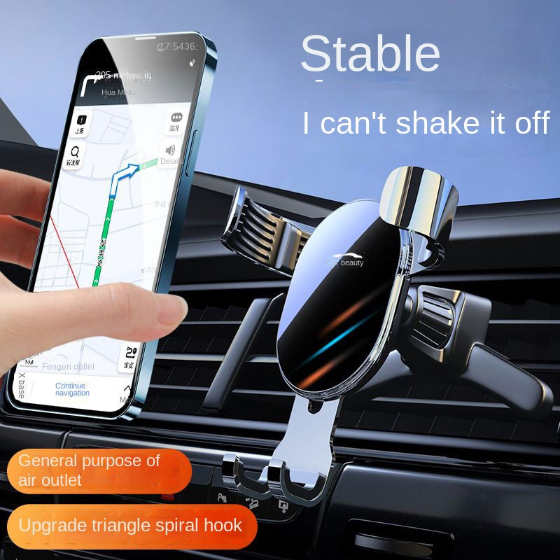 Car Phone Holder Anti-Shake2023New Car Air Outlet Gravity Hook Navigation Special Rack